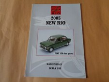 RIO CATALOGO BROCHURE MACCHININE NEW 2005 OTTIME CONDIZIONI