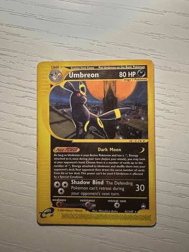Umbreon 147 carta pokémon - umbreon,