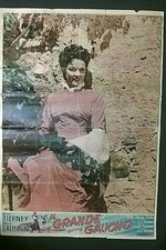 Il grande gaucho - fotobusta lobby card verticale originale film del 1952 