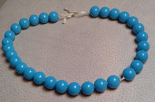 Collana Etnica Perle Grandi Turchesi