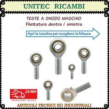 Uniball Testa a snodo maschio destro / sinistro accoppiamento acciaio / bronzo