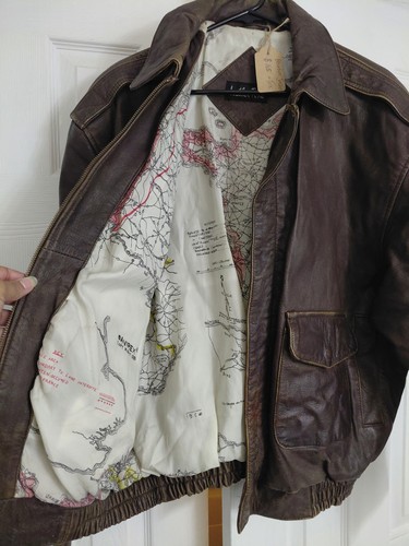 Giacca bomber pelle vintage - giacca,