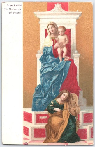 Cartolina epoca madonna - cartolina,
