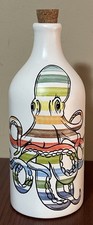 Bottiglia ceramica polpo