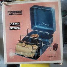 Optimus 111 bruciatore singolo svedese a cherosene - nuovo, mai usato, con scatola