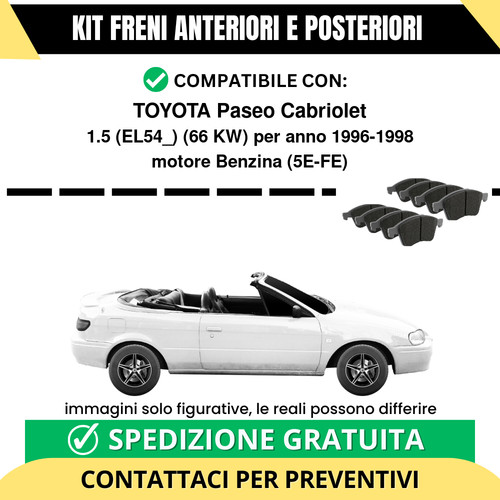Pastiglie freno ant - freno, +