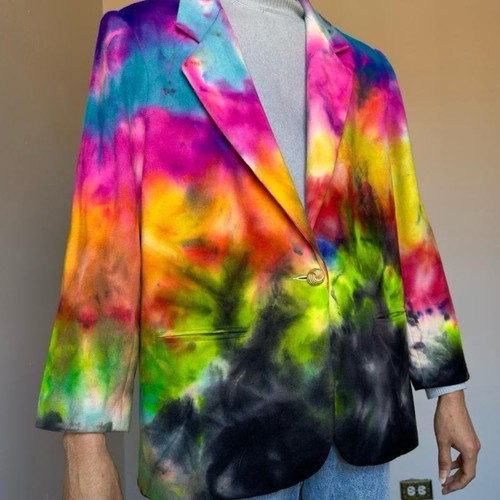 Blazer lana tie dye - tie-dye, taglia