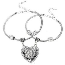 Braccialetti charm madre e - braccialetti,