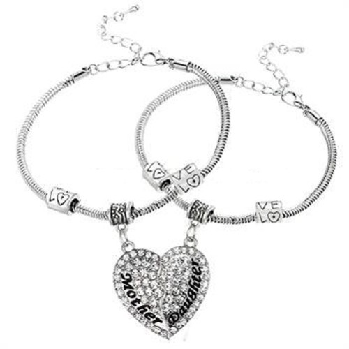 Braccialetti charm madre - x, e