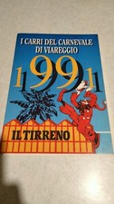 I CARRI DEL CARNEVALE Di VIAREGGIO 1991 SERIE COMPLETA DI 12 FOTO ALL.AL TIRRENO