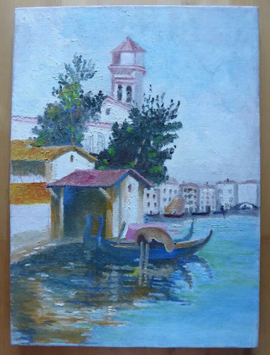 Quadro con veduta venezia - quadro,