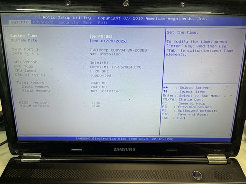 Samsung rc530 scheda madre - np-rc530,