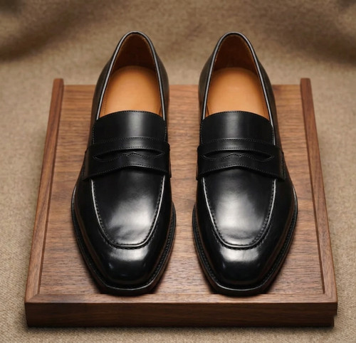 Mocassini uomo fatti mano - a,