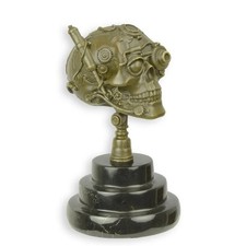 STATUA MODERNA SCULTURA CRANIO