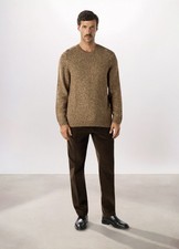 PANTALONI VELLUTO MARRONE