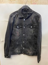 Giacca uomo jeans nero