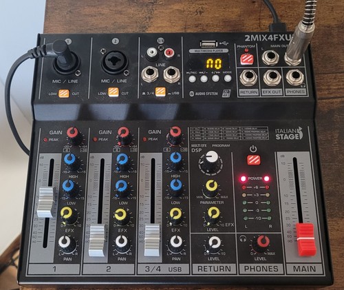 Italian stage 2mix4fxu mixer - italian,