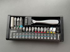 Hazet 1/4 bit cricchetto a denti fini cricchetto di commutazione SmartHolder porta bit lungo