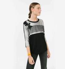 Desigual Top Da Donna Grigio