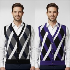 Maglione smanicato uomo lana - maglione,