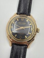 Laco Sport Automatico Cal. Durowe 580 orologio da polso uomo vintage anni 60 34mm Germany