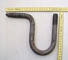 ANTICO GANCIO ANTICHI VECCHI GANCI A VITE FERRO ZINCATO OGGETTO D'EPOCA VINTAGE 