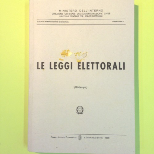 Leggi elettorali ministero - le,
