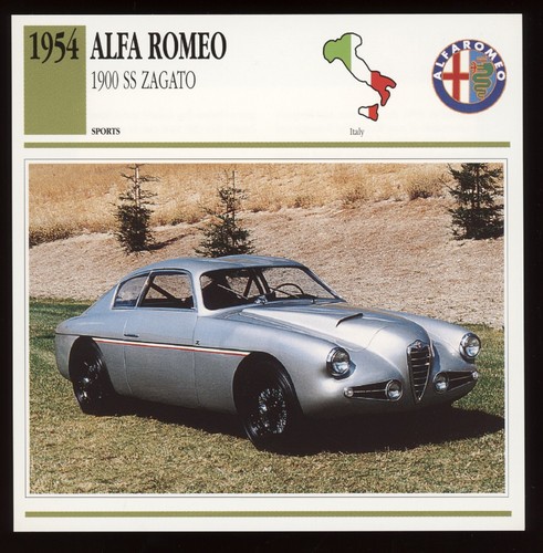 Scheda auto epoca - d'epoca, alfa