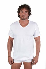 Maglia intima uomo scollo a