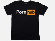 T-shirt  divertente Pornhub porn hub t-shirt uomo donna Idea regalo cotone 100%