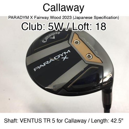 Callaway paradym fairway - callaway, x