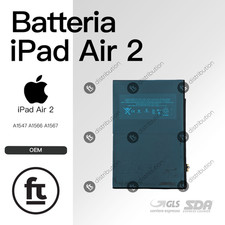 APPLE BATTERIA IPAD AIR 2 (2014) A1547 A1566 A1567 OEM PARI ORIGINALE