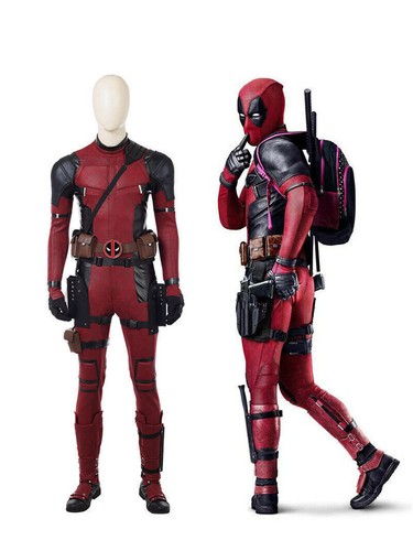 Costume cosplay deadpool rosso - cosplay,