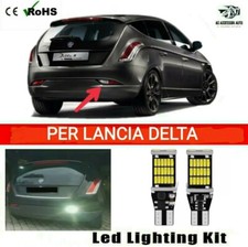 LAMPADA RETROMARCIA 45 LED T15 W16W CANBUS PER LANCIA DELTA 6000K NO ERROR