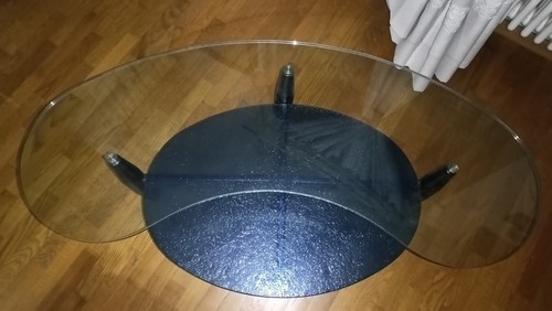 Tavolino salotto vetro - da, in