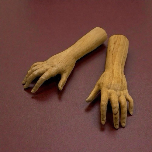 Coppia mani legno madonna - coppia,