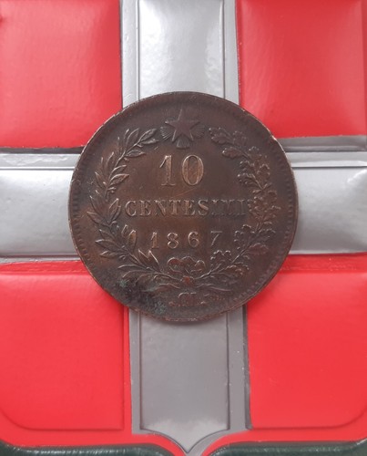 10 centesimi 1867 - ,
