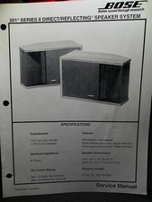 BOSE 201 Serie II Altoparlanti