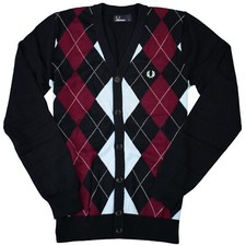 Fred Perry Cardigan Uomo Rombo