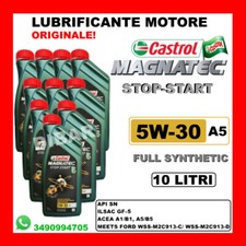 OLIO CASTROL MAGNATEC STOP-START 5W30 A5 FORD WSS-M2C913-C WSS-M2C913-D 10 LITRI