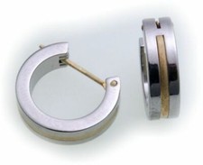 Orecchini A Cerchio IN Acciaio