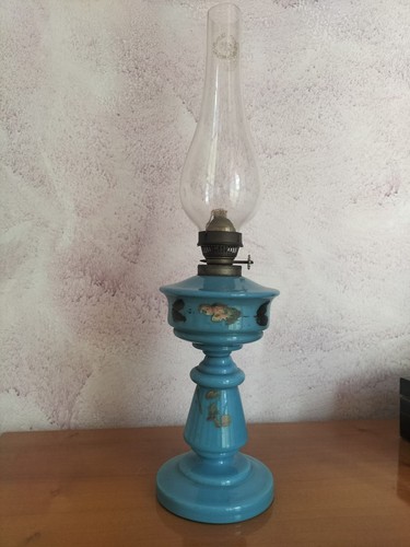 Lampada petrolio vetro - petrolio, in
