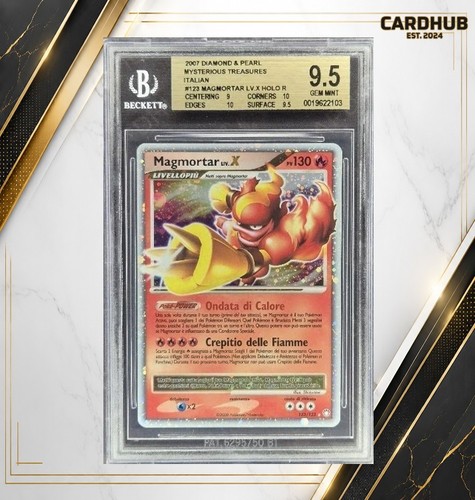 Carta pokemon magmortar liv x - pokemon,