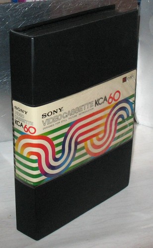 Videocassetta matic kca - videocassetta, kca-60