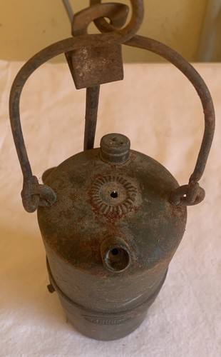 Antica lampada acetilene da - antica, ad