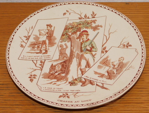 Ancien assiette faienceries - ancien,