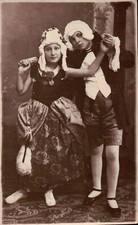 FOTOGRAFIA ANNI 30 - BAMBINI DI CALTAGIRONE VESTITI DA CARNEVALE - 