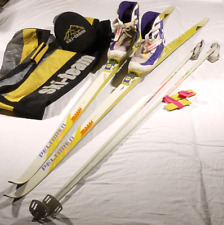 PRL) SCI CARBONIO FONDO PELTONEN SKATING + SCARPONI ALPINA N° 43 SKI + SACCA