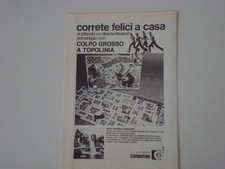 advertising Pubblicità 1973 COLPO GROSSO A TOPOLINIA - CLEMENTONI