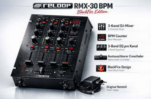 Reloop rmx bpm blackfire - reloop, rmx-30